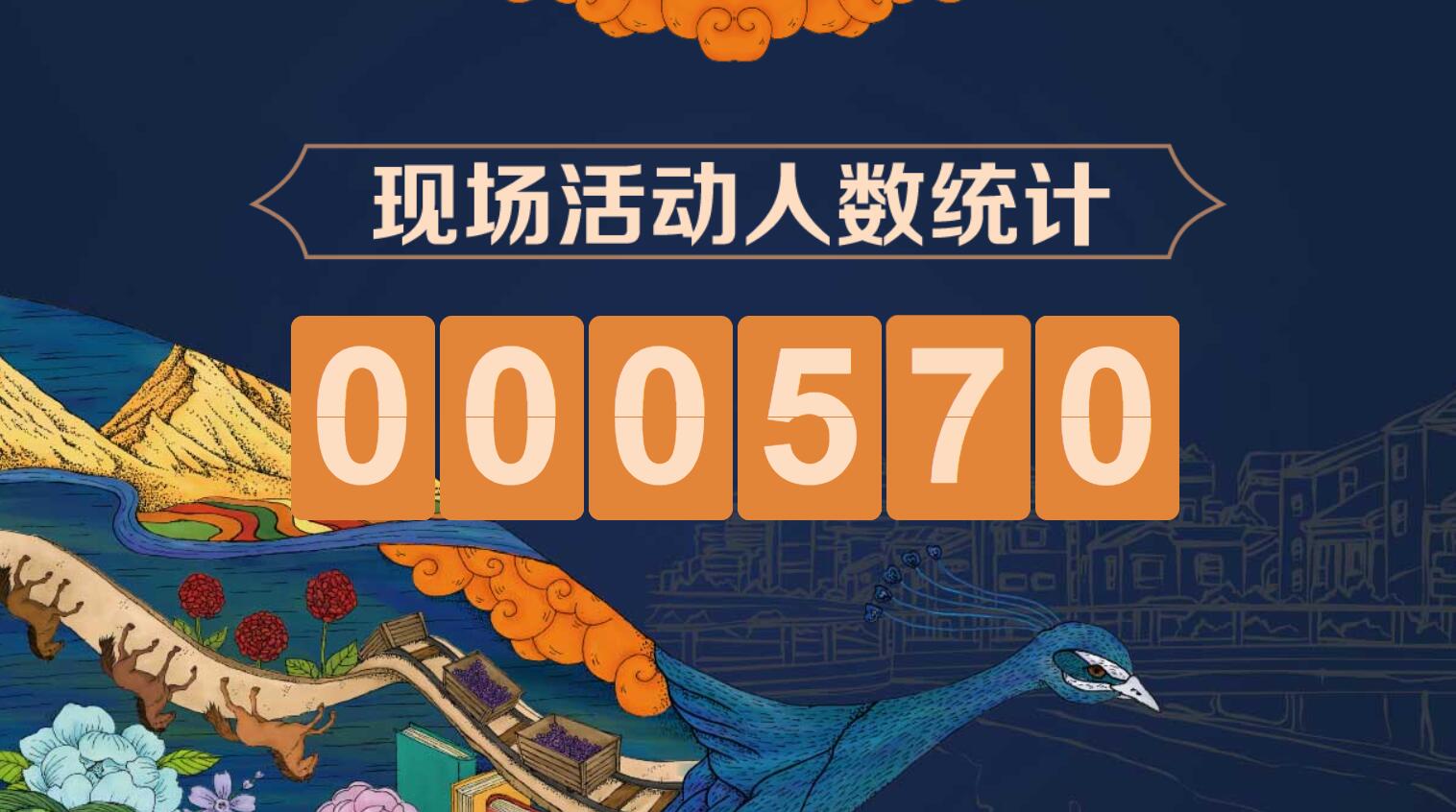 jQuery活动现场人数翻页统计插件